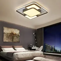 Plafonnier LED moderne pour chambre double et salon, luminaire d'intérieur à intensité variable pour restaurant et cuisine - Décoration intelligente pour la maison