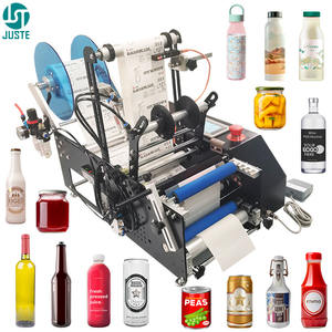 Aplicador de etiquetas de grado alimenticio, máquina etiquetadora de botellas de Color de revisión con accesorios de codificador, impresora de barra de presión con <span class=keywords><strong>Sensor</strong></span> de movimiento - Product Image 1