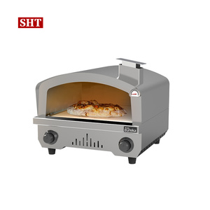 Four professionnel Four à pizza à gaz napolitain de 16 pouces pour restaurant et cuisine en plein air - Product Image 1