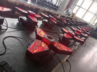 Lampe de scène professionnelle vintage à trois feuilles, lumière DMX512 à effet rétro pour la décoration de clubs et de fêtes