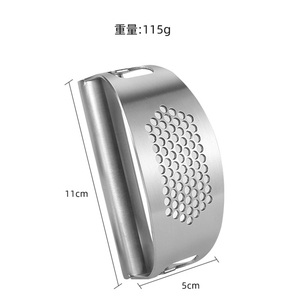 Professional Kitchen <b>Tools</b> 3-Pcs Stainless Steel 304 Rocker for Ginger & Garlic Press <b>Fruit</b> & <b>Vegetable</b> Crusher Bottle Opener - Product Image 5