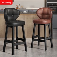 Tabouret de bar pivotant en fer forgé, design moderne, style luxe léger, pour usage domestique et commercial, idéal pour caisse, comptoir, îlot de cuisine et salon