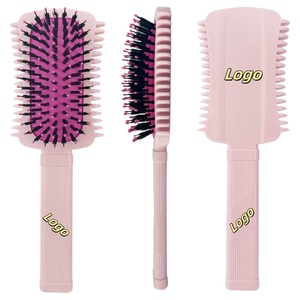 Cepillo para Cabello Rizado de Plástico, Precio Bajo, para Definir Volumen y Rizos, Cepillo para Definir el Rebote del Cabello - Product Image 1