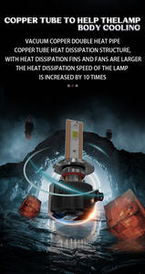 H7 H4 Car LED Faros delanteros 3570 Chip Bombillas 200W H7 Led Faro con Canbus - Product Image 6