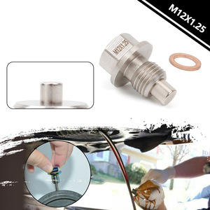 Bouchon de vidange magnétique M14X1.25 en acier inoxydable pour carter d'huile – Pièce auto pour l'entretien automobile - Product Image 2