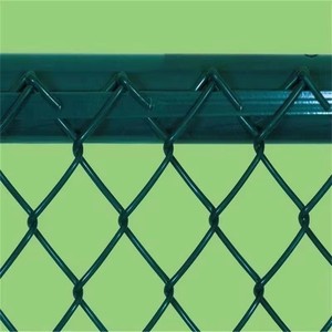 PVC Chain Link Fence for Cages Plastic-coated <b>Wire</b> <b>Mesh</b> with Customizable <b>Wire</b> Gauge - Product Image 2