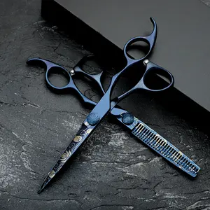 HS-0127 Customized Logo Japan 440c Salon Scissors Barber Scissors Hairdresser Scissors