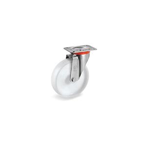 Tellure ROTA-684523ล้อโพลีเอไมด์6แบบแข็งสำหรับรับน้ำหนักได้มากแกนหมุนด้านบนกว้าง NL-ล้อกว้าง45มม. Ø 125มม. ( - Product Image 1