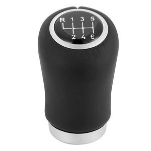 BMW Leather Gear <b>Shift</b> <b>Knob</b> 5 6 Speed Manual Transmission Ergonomic Black - Product Image 2