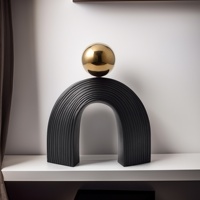 Objets décoratifs de style nordique luxueux et sophistiqués, ronds, modernes, pour le salon, décoration de la maison, articles de décoration, ornements