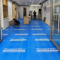 Film de protection de tapis sur mesure pour usine, rouleau auto-adhésif pour la construction, la peinture et la rénovation intérieure