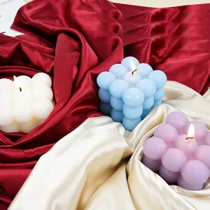 Bougies votives de luxe personnalisées pour la maison Bougie parfumée aux fleurs sèches en pierre de guérison