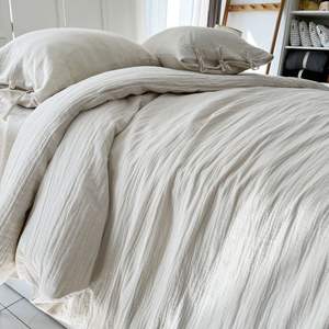 Housse <span class=keywords><strong>de</strong></span> <span class=keywords><strong>couette</strong></span> 140x200 1 personne <span class=keywords><strong>lit</strong></span> <span class=keywords><strong>couette</strong></span> Twin <span class=keywords><strong>taille</strong></span> unique pur coton mousseline pré lavé très chaud hiver épais housses <span class=keywords><strong>de</strong></span> <span class=keywords><strong>couette</strong></span> - Product Image 2