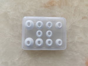 5 paires d'embouts d'écouteurs en silicone <span class=keywords><strong>1</strong></span>:<span class=keywords><strong>1</strong></span> <span class=keywords><strong>de</strong></span> remplacement pour Air Pods Pro avec réduction du <span class=keywords><strong>bruit</strong></span>, antidérapants, imperméables et écologiques - Product Image 5