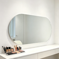 4MM 5MM 6MM Anti Corrosion Float Glass Double Coated Silver Copper Free Mirror for Gym Floor Mirror