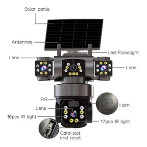 <span class=keywords><strong>Camera</strong></span> an ninh CCTV <span class=keywords><strong>Camera</strong></span> 3 ống kính ba màn hình zoom 20x <span class=keywords><strong>camera</strong></span> PTZ ngoài trời wifi an ninh 4G thẻ nhớ CMOS con người V380 <span class=keywords><strong>Camera</strong></span> năng lượng mặt trời - Product Image 1