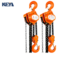 Palans à chaîne manuels en acier inoxydable KEYI, 2 tonnes, 1/3/5/10t, certifiés CE, garantie de 2 ans, levage manuel domestique, manivelle manuelle, IP54