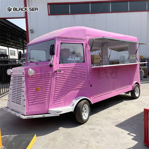 Food Truck Électrique Roulant Mobile <span class=keywords><strong>Vintage</strong></span> Aménagé Citroën pour Café, Glaces, Bubble Tea, Fast Food, Camionnette à Vendre - Product Image 1
