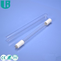 30W Klarer Quarzglas-Wasserfilter für Aquarien, Wasserdichte UV-C LED-Sterilisation, 254nm Keimtötende Infrarotlampe für Zuhause, Büro, Hotel