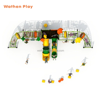 Équipement de jeu extérieur de haute qualité Wathen BLSW-2305 pour enfants, avec tunnel en filet de cordes, pour parcs d'aventure, 5-12 ans