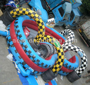 Pista de carreras inflable para coches de choque para niños Venta caliente en <span class=keywords><strong>2023</strong></span> pista de coches de choque inflable - Product Image 4