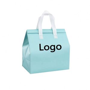 Eco-Friendly Waterproof Insulated Foldable Tote Bag Cartoon Pattern Hot Pressed Non-Woven <b>Material</b> Thermal <b>Cooler</b> Picnic Food - Product Image 1