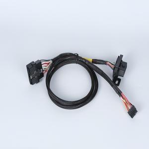 Kabel ekstensi 16 Pin Obdii Obd2 Splitter, konektor ekstensi pria ke Dual Female Y Obd 2 16Pin Splitter - Product Image 1
