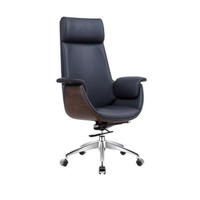 Chaise de bureau de direction moderne, chaise de conférence, chaise de bureau pivotante ergonomique en acier inoxydable et tissu, luxe pour patron