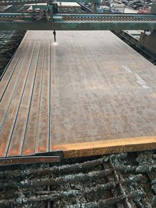 Tôles d'acier doux laminées à chaud en alliage à faible teneur en carbone Q235/Q345/Q36 SS400/S235jr/S355jr/S355j2+N pour la construction navale AH36 A36 SS400, découpe ASTM - Product Image 5
