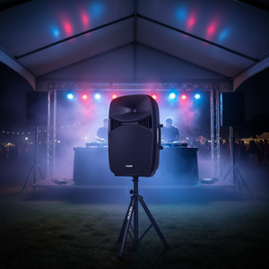 Système de sonorisation portable Vevor 2000W PMPO PA, mixeur 3 canaux, entrées Bluetooth, USB, SD pour DJ et événements - Product Image 2