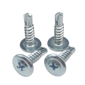 4.2*19Mm 6.4-7Mm Khoan Cổng Mạ Thép Carbon Chéo Lõm Mạ Kẽm Máy Giặt Đầu Khoan Vít Bán Cho Nam Mỹ - Product Image 2