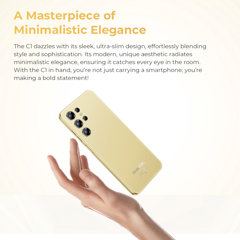 Oukitel 6.52'' Smartphone 4GB+128GB, 5150mAh Battery, 13MP/5MP