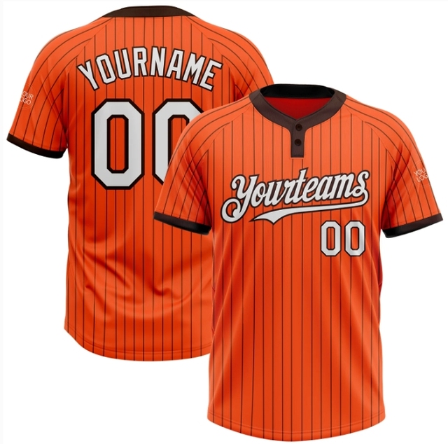 2-Button Spftball Jersey  Mesh Breathable Polyester Softball Shirt Embroidered Baseball Softball Jersey