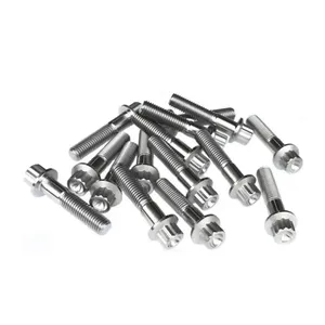 एम 3 एम 6 एम 8 एम 10 एम 12 उच्च गुणवत्ता वाले एम 5 टाइटेनियम 12 बिंदु फ्लैंज बोल्ट मोटर वाहन फ्लैंज और नट्स - Product Image 3