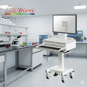 Chariot médical avec système intégré de gestion des câbles - Product Image 5