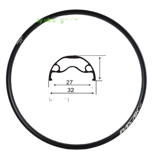 Jantes de vélo de montagne en alliage d'aluminium avec frein à disque, 26/27,5/29 pouces, 32 mm de large, légères, <span class=keywords><strong>DP27</strong></span> - Product Image 2