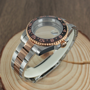 นาฬิกาหรูสไตล์ GMT 200M กันน้ำเคสแซฟไฟร์กระจกสำหรับนาฬิกา Seiko NH35/34/36/38 8215 ETA2824การเคลื่อนไหวสแตนเลสสตีล - Product Image 3