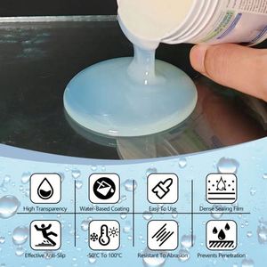 Peinture imperméabilisante liquide écologique moderne AJIELIAN, revêtement imperméable invisible pour murs, toits, extérieurs, sous-sols, étangs - Product Image 2