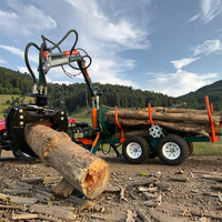 Grue de remorquage à haute capacité pour RT03A |   Remorque forestière pour VTT |   Grue rotative pour le transport du bois, travail du bois, facile à utiliser
