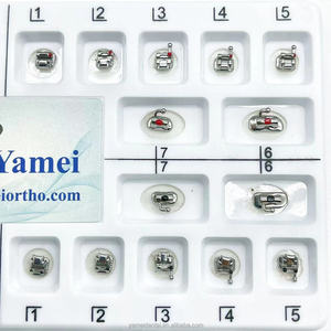 <span class=keywords><strong>Yamei</strong></span> Orthodontic Plus 5 022 alto/Medio/bajo par pasivo autoligante brackets Ortodoncia tubo bucal ortodoncia - Product Image 4