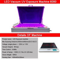 Machine d'exposition UV LED sous vide pour plaques de sérigraphie de table CE 32x24 pouces