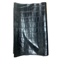 Tissu combiné en cuir PU pour femmes, combinaison extensible, cuir PU, peau de crocodile
