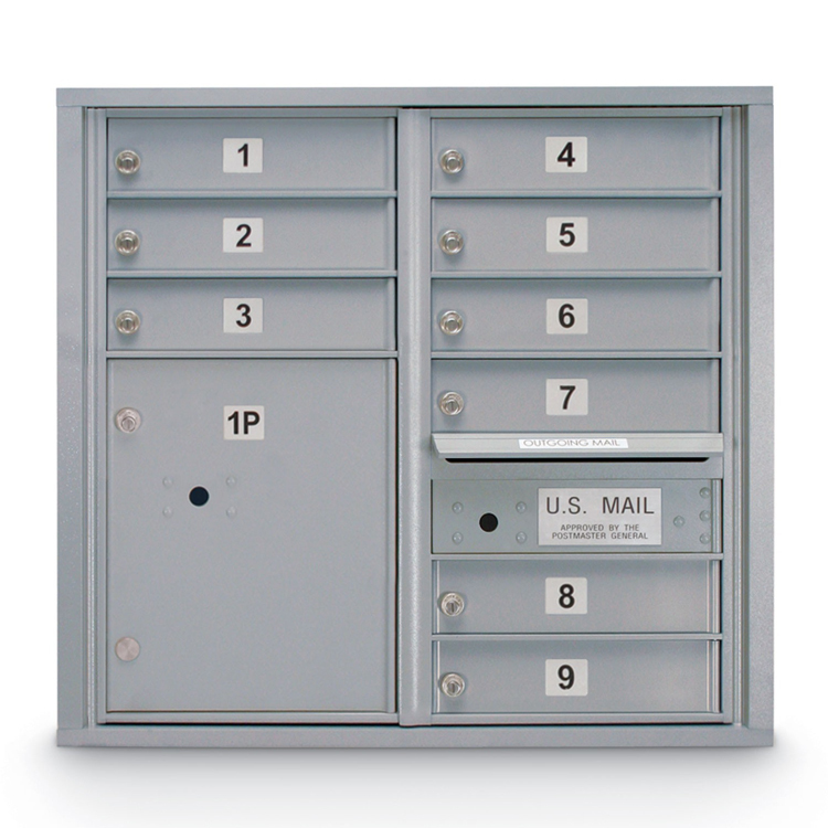 Wall in Mailbox USPS Approved Cluster
