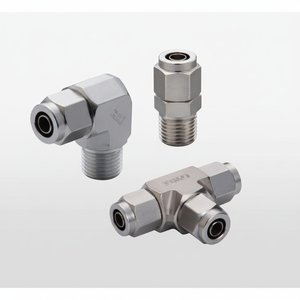 Raccord de compression en acier inoxydable PISCO SUS316 Pièce de compresseur industriel NSP16 - Product Image 1