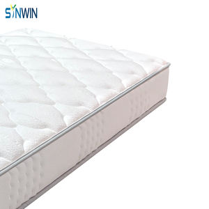 Matelas respirant en tissu tricoté, haut de gamme, de 25 cm, fermeté moyenne, doté de la technologie de ressorts ensachés avancée - Product Image 1