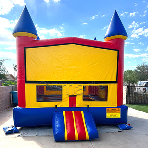 Château gonflable Commercial Fiesta 13x13 pieds, certification CE, protection UV, imperméable, pour fêtes d'enfants (capacité maximale) - Product Image 5