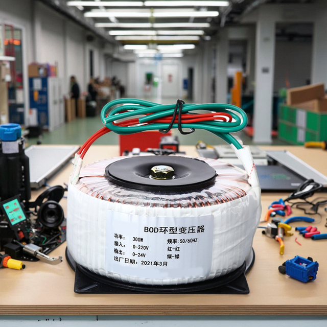 Wholesale 1000W-5000W Chinese Isolation Toroidal Step Transformer 2000W Audio Amplification Transformer 220V Input 24V Copper
