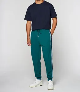 Vente en gros de pantalons de survêtement évasés en coton délavés à l'acide survêtements en polaire à impression bouffante 3D pour hommes pantalons de survêtement pantalons de jogging empilés