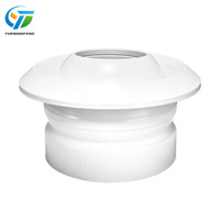 Diffuseur de plafond pour climatisation en alliage d'aluminium rond moderne, buse directionnelle à boule avec amortisseur réglable, garantie 1 an