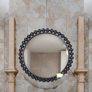 Miroir mural grand format en mosaïque de verre argenté rectangulaire 3D sans cadre et panneaux octogonaux, style rustique, pour la maison - Product Image 3